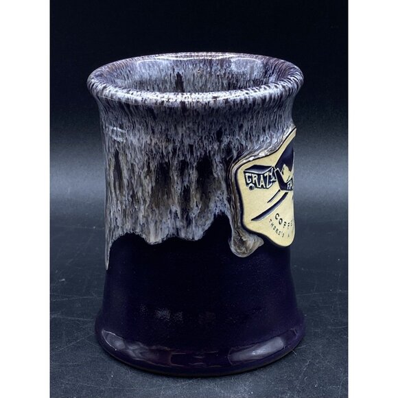 2016 Deneen Pottery Crazy Faith Coffee Company Drip Glazed Coffee Mug - Picture 3 of 9